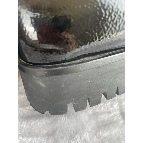 Y2K 90s Womens Loafers Sz 7.5 Chunky Whimsigoth Academia Preppy Witchy Platform - Picture 6 of 10